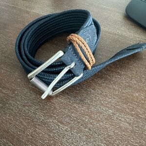 Men's Blue and Brown Belt